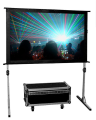 Ekran przenośny ramowy Avtek Fold 220 (16:9) z aluminiową, stabilną ramą, idealny na eventy