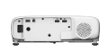 Panel złączy projektora Epson EB-FH54 widoczne porty HDMI, USB oraz Bezprzewodowa sieć LAN.png