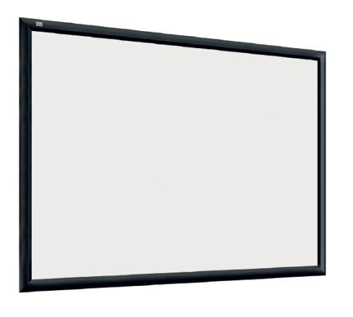 Ekran Adeo Plano 180x112,5cm z perfekcyjnie płaską powierzchnią, utrzymywaną przez elastyczne gumki naciągowe