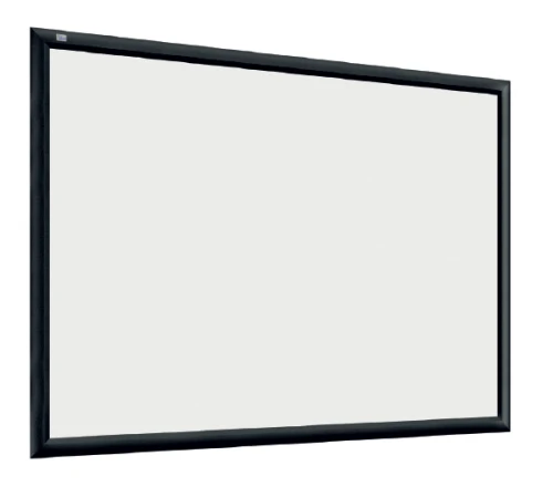 Ekran Adeo Plano 250x188 cm z perfekcyjnie płaską powierzchnią, utrzymywaną przez elastyczne gumki naciągowe